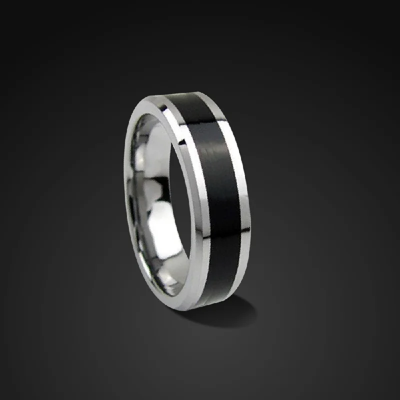 Men's hematite - ring for a metallic gray lusterBlack Stainless Steel Wedding Band Mens Black Ring Men's hematite - ring for a metallic gray lusterBlack Stainless Steel Wedding Band Mens Black Ring