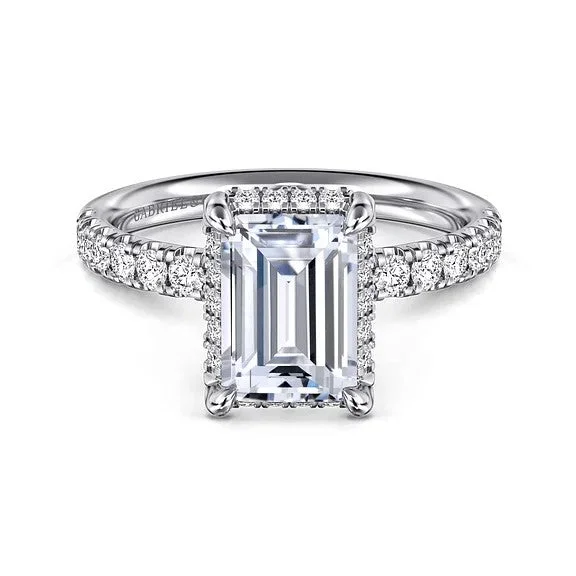 Men's Tourmaline Engagement Rings in 18K Two - Tone Gold with a Floral - Inspired SettingTalisa - 14K White Gold Emerald Cut Hidden Halo Diamond Engagement Ring (Setting Only) Men's Tourmaline Engagement Rings in 18K Two - Tone Gold with a Floral - Inspired SettingTalisa - 14K White Gold Emerald Cut Hidden Halo Diamond Engagement Ring (Setting Only)