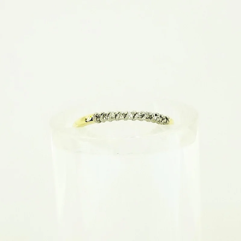 Magnetic Clasp Women's Rings for Easy Wearing and RemovalYellow Gold Diamond Half-Eternity Ring Magnetic Clasp Women's Rings for Easy Wearing and RemovalYellow Gold Diamond Half-Eternity Ring