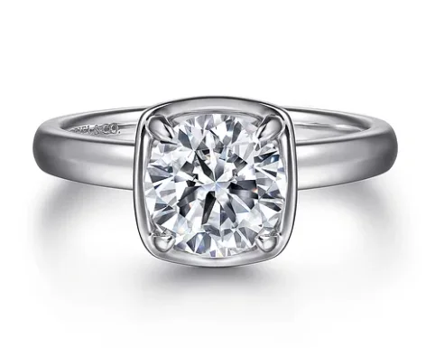 Men's Topaz Engagement Rings in 10K Gold with a Channel - Set Diamond Band14K White Gold 0.13cttw G-H SI2 Round Diamond Semi-Mount Engagement Ring by Gabriel Men's Topaz Engagement Rings in 10K Gold with a Channel - Set Diamond Band14K White Gold 0.13cttw G-H SI2 Round Diamond Semi-Mount Engagement Ring by Gabriel