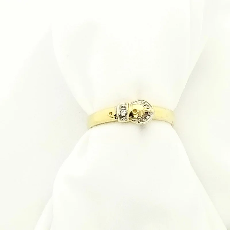 Women's Infinity Symbol Rings in Rose Gold for a Romantic TouchGold Buckle Ring