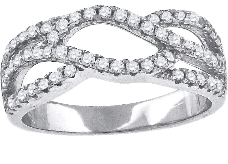 LED - Lit Fashion Rings in Plastic with Color - Changing Effects for a Futuristic LookKeene Jewelers 925 Sterling Silver Womens Cubic-Zirconia Fashion Ring
