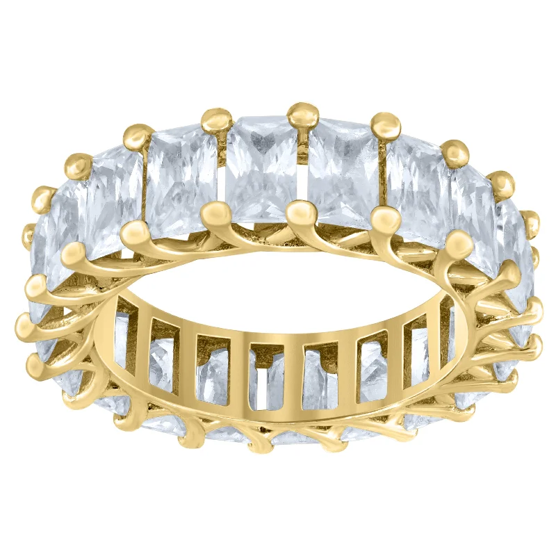 Magnetic Fashion Rings in Stainless Steel with a Modern, Interlocking DesignKeene Jewelers 925 Sterling Silver Yellow-Tone Womens Cubic Zirconia 5mm Stackable Band Ring Size 7 Magnetic Fashion Rings in Stainless Steel with a Modern, Interlocking DesignKeene Jewelers 925 Sterling Silver Yellow-Tone Womens Cubic Zirconia 5mm Stackable Band Ring Size 7