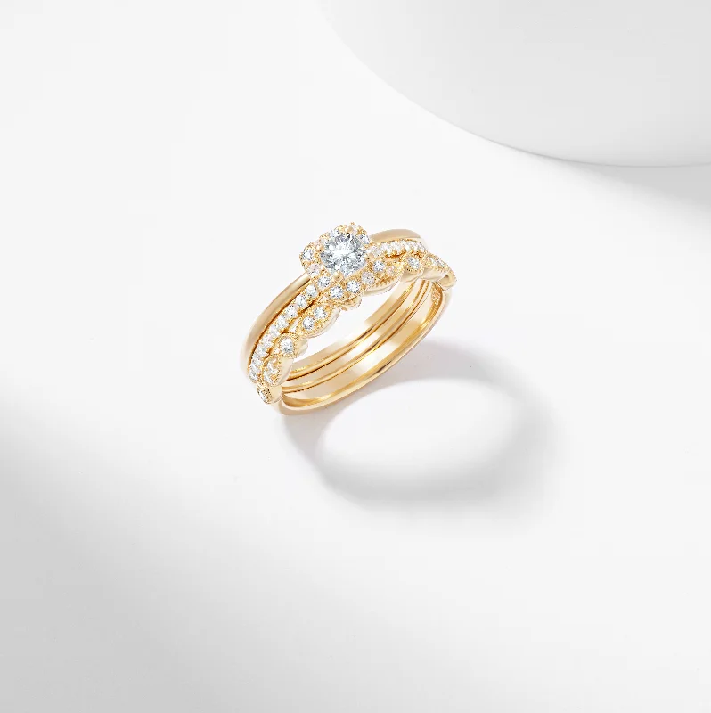Opal and diamond engagement ring in a contemporary silver band with black - rhodium accentsCushion Cut Lab Grown Diamond Halo Bridal Set 1.0tdw Opal and diamond engagement ring in a contemporary silver band with black - rhodium accentsCushion Cut Lab Grown Diamond Halo Bridal Set 1.0tdw