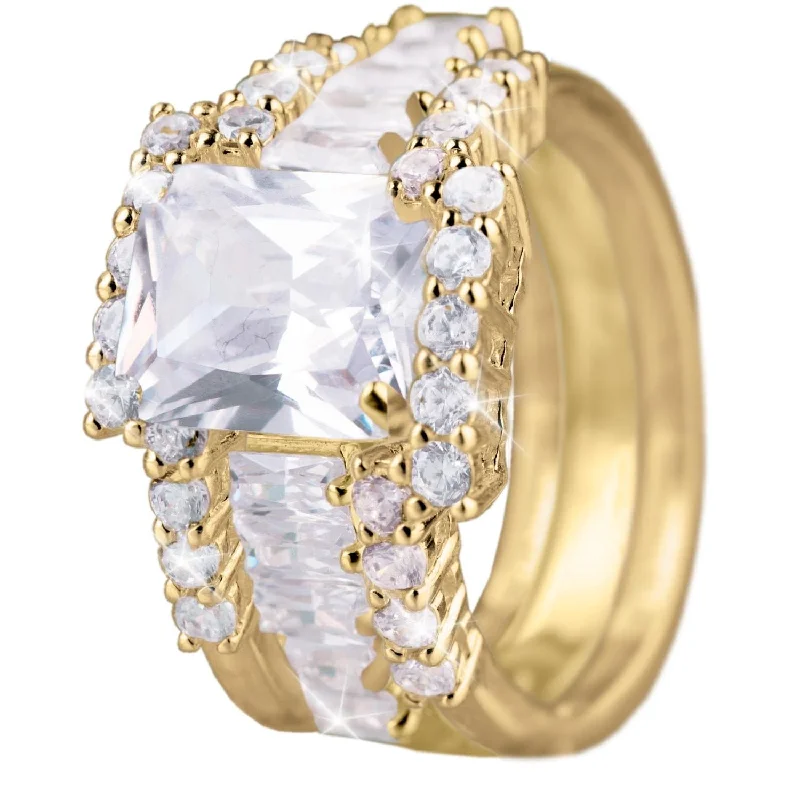 Floral - Patterned Women's Rings in 18K Yellow Gold for a Feminine LookSavannah Trio Ring Floral - Patterned Women's Rings in 18K Yellow Gold for a Feminine LookSavannah Trio Ring