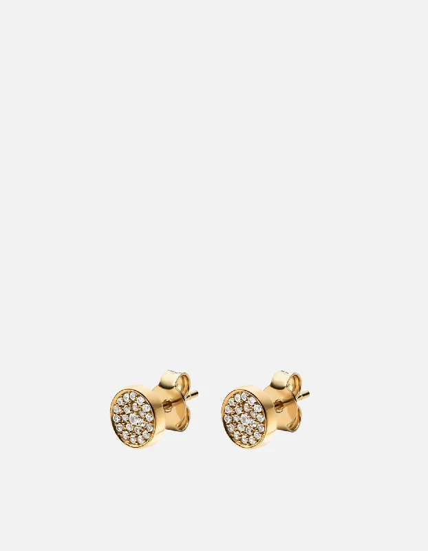 Women's Rings with Hidden Compartments for Secret KeepsakesHorizon Studs, 14k Gold Pavé Women's Rings with Hidden Compartments for Secret KeepsakesHorizon Studs, 14k Gold Pavé