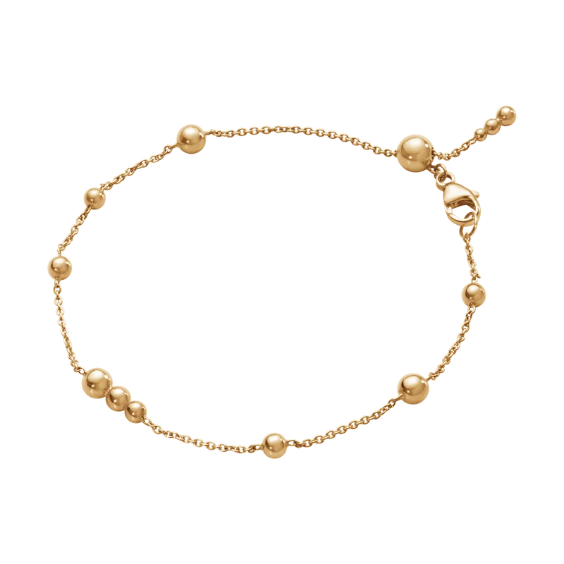 Georg Jensen Moonlight Grapes 18ct Rose Gold Beaded Bracelet