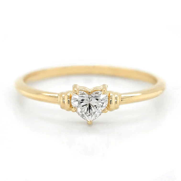 Diamond Heart ring II | small