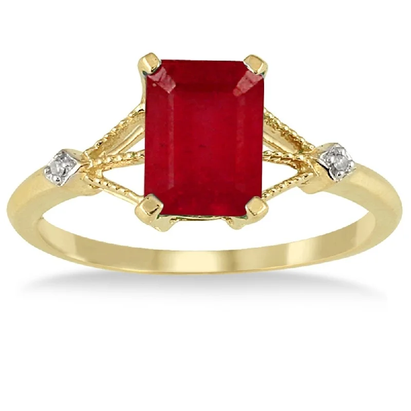 Agate Gemstone Rings in Sterling Silver with a Mosaic - Inspired Inlay for a Bohemian Style1.60 Carat Ruby and Diamond Ring in 10K Yellow Gold Agate Gemstone Rings in Sterling Silver with a Mosaic - Inspired Inlay for a Bohemian Style1.60 Carat Ruby and Diamond Ring in 10K Yellow Gold
