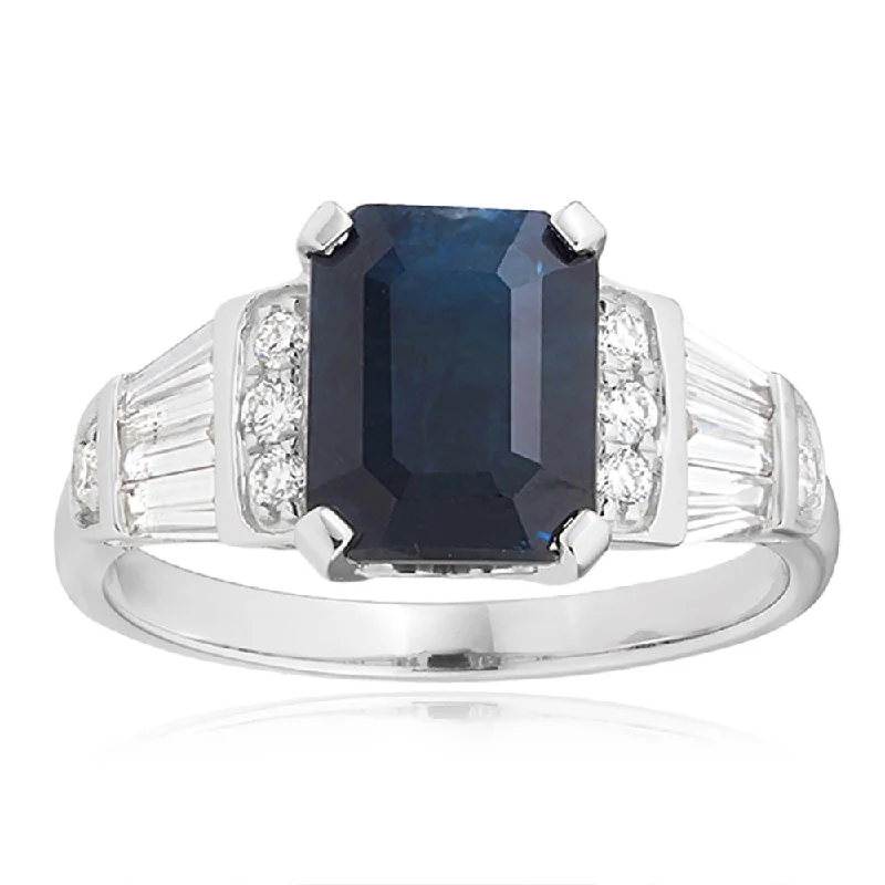 Peridot Gemstone Rings in 14K Gold - Filled Metal with a Pave - Set Band for a Sparkling Look18ct White Gold Natural Black Sapphire 3.00ct Emerald Cut Ring with 0.50ct Diamonds Peridot Gemstone Rings in 14K Gold - Filled Metal with a Pave - Set Band for a Sparkling Look18ct White Gold Natural Black Sapphire 3.00ct Emerald Cut Ring with 0.50ct Diamonds