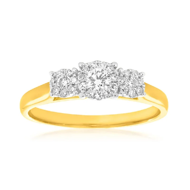 Opal Gemstone Rings in Rose Gold with a Milgrain Edge for a Feminine and Romantic Style18ct Yellow Gold 0.25 Carat Diamond Trilogy Ring with 28 Diamonds Opal Gemstone Rings in Rose Gold with a Milgrain Edge for a Feminine and Romantic Style18ct Yellow Gold 0.25 Carat Diamond Trilogy Ring with 28 Diamonds