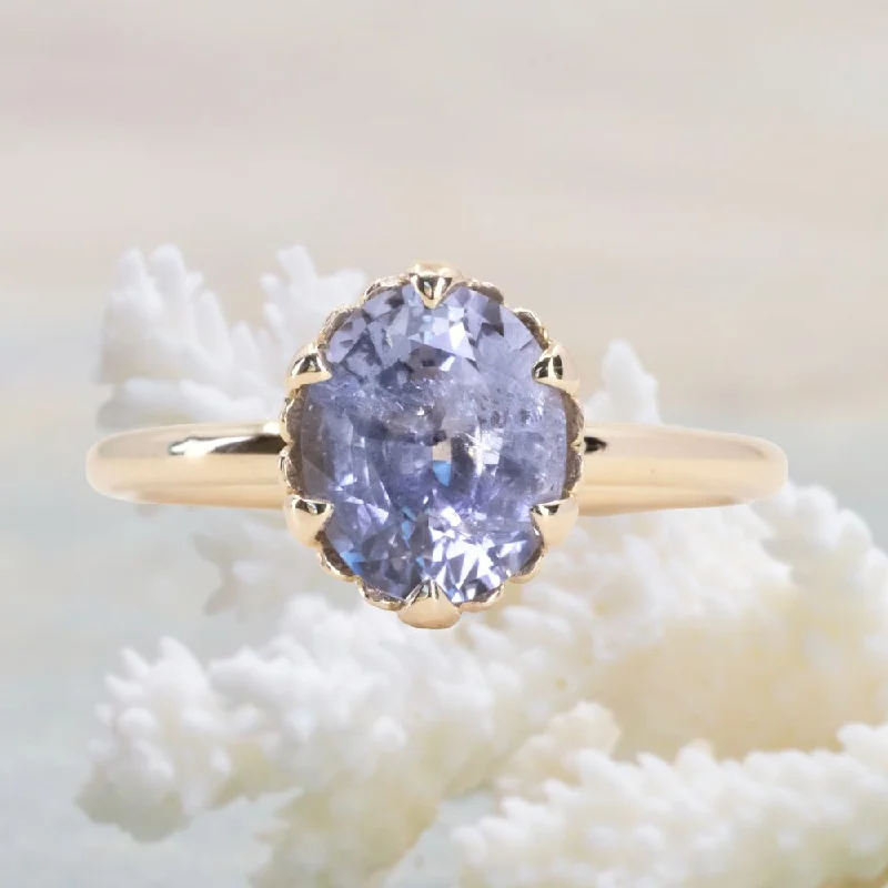 Alexandrite Gemstone Rings in Platinum with a Hidden Halo for a Rare and Luxurious Piece2.40ct Lavender Purple Oval Untreated Montana Sapphire Scallop Cup Solitaire in 14k Yellow Gold Alexandrite Gemstone Rings in Platinum with a Hidden Halo for a Rare and Luxurious Piece2.40ct Lavender Purple Oval Untreated Montana Sapphire Scallop Cup Solitaire in 14k Yellow Gold
