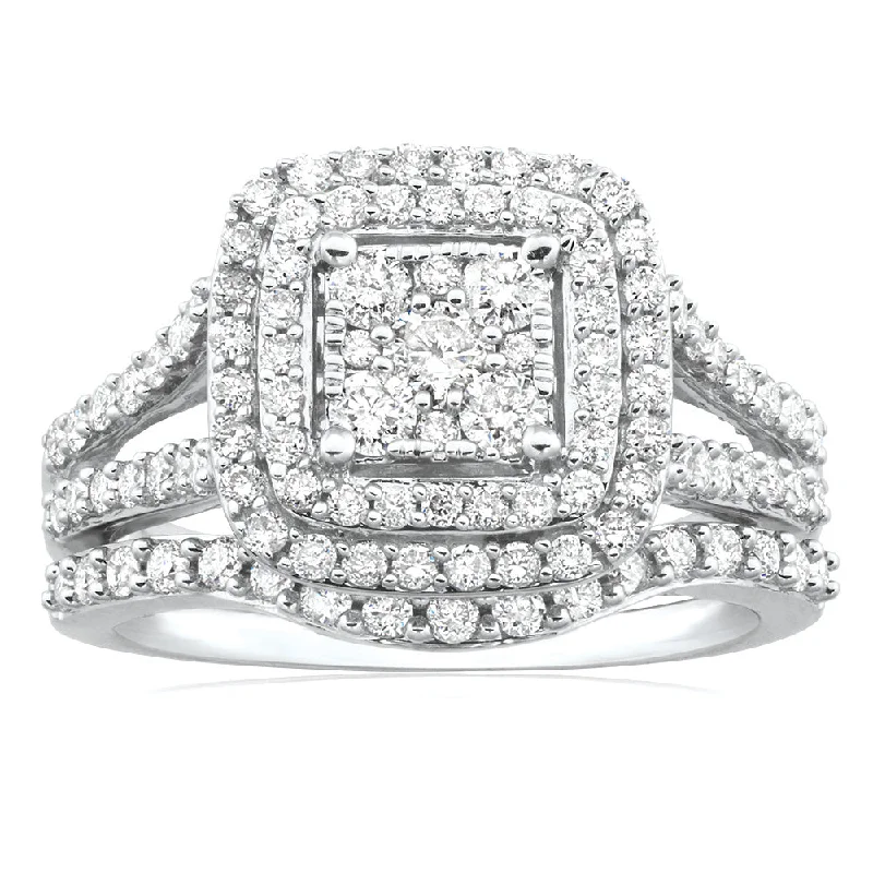 Alexandrite Gemstone Rings in Platinum with a Hidden Halo for a Rare and Luxurious Piece9ct White Gold 2 Ring Bridal Set With 1.2 Carats Of Diamonds Alexandrite Gemstone Rings in Platinum with a Hidden Halo for a Rare and Luxurious Piece9ct White Gold 2 Ring Bridal Set With 1.2 Carats Of Diamonds