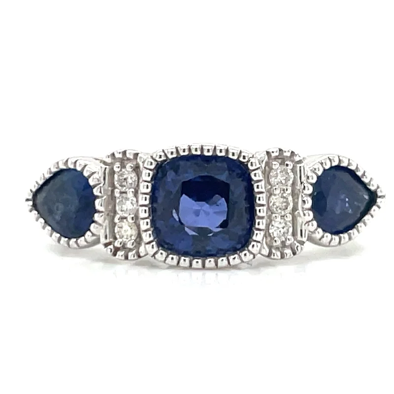 Alexandrite Gemstone Rings in Platinum with a Hidden Halo for a Rare and Luxurious Piece9ct White Gold Cushion & Pear Cut 2.60ct Earth Grown Sapphire Ring Alexandrite Gemstone Rings in Platinum with a Hidden Halo for a Rare and Luxurious Piece9ct White Gold Cushion & Pear Cut 2.60ct Earth Grown Sapphire Ring