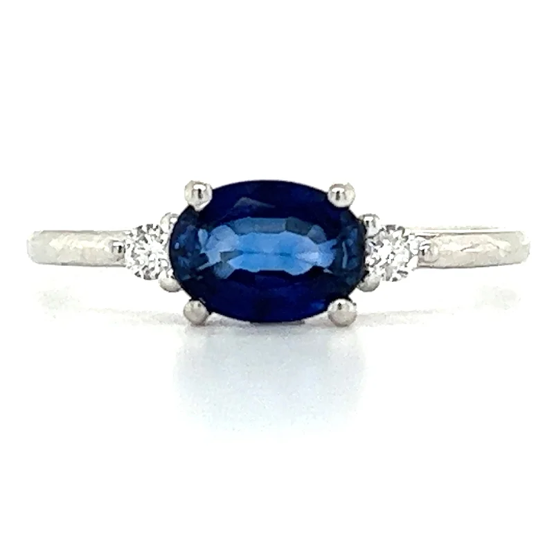 Tourmaline Gemstone Rings in 18K Two - Tone Gold with a Floral - Shaped Setting for a Feminine Touch9ct White Gold Earth Grown Horizontal Oval Sapphire & Side Diamond Ring Tourmaline Gemstone Rings in 18K Two - Tone Gold with a Floral - Shaped Setting for a Feminine Touch9ct White Gold Earth Grown Horizontal Oval Sapphire & Side Diamond Ring