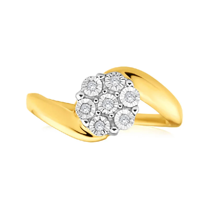 Tanzanite Gemstone Rings in 10K Gold with a Trilogy Design for a Sophisticated Gift9ct Yellow Gold Diamond Ring Set With 7 Brilliant Cut Diamonds Tanzanite Gemstone Rings in 10K Gold with a Trilogy Design for a Sophisticated Gift9ct Yellow Gold Diamond Ring Set With 7 Brilliant Cut Diamonds
