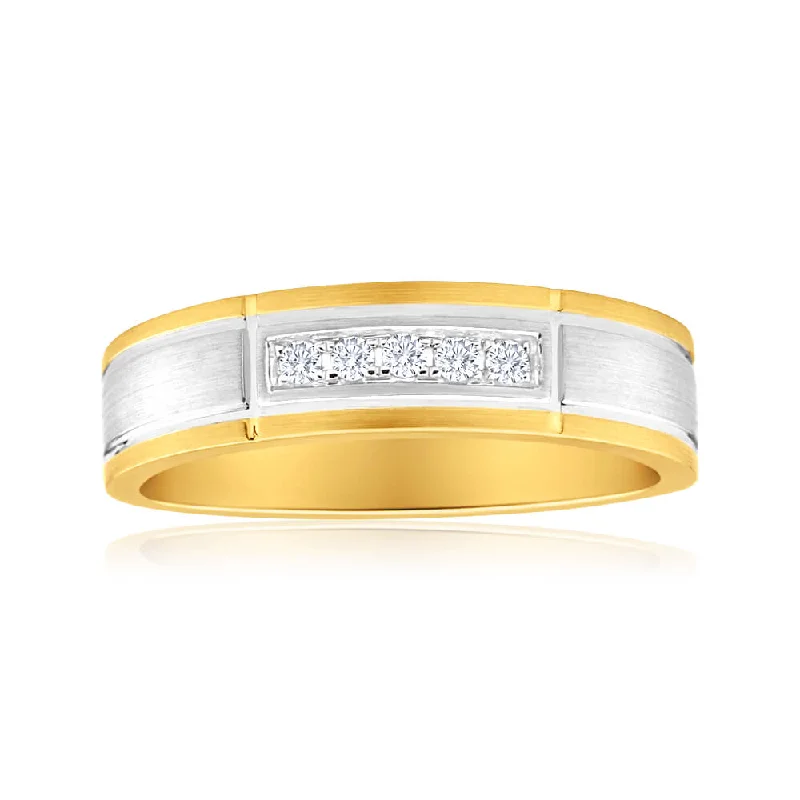 Ruby Gemstone Rings in 14K Yellow Gold with a Solitaire Setting for a Classic and Bold Statement9ct Yellow Gold & White Gold Mens Ring With 0.1 Carats Of Diamonds Ruby Gemstone Rings in 14K Yellow Gold with a Solitaire Setting for a Classic and Bold Statement9ct Yellow Gold & White Gold Mens Ring With 0.1 Carats Of Diamonds