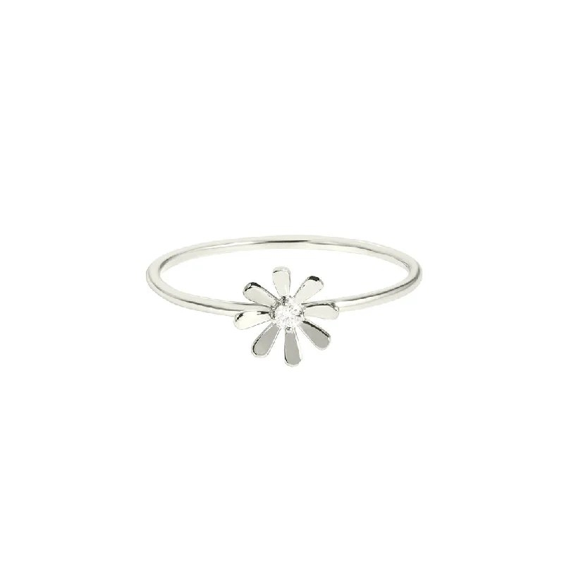 Opal Gemstone Rings in Rose Gold with a Milgrain Edge for a Feminine and Romantic StyleFlower Power 18K Whitegold Ring w. Diamond Opal Gemstone Rings in Rose Gold with a Milgrain Edge for a Feminine and Romantic StyleFlower Power 18K Whitegold Ring w. Diamond
