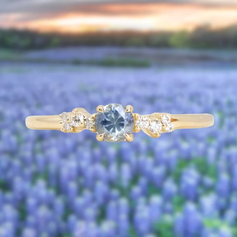 Tanzanite Gemstone Rings in 10K Gold with a Trilogy Design for a Sophisticated GiftBlue Sapphire and Diamond "Micro" Starry Night Low Profile Solitaire in 14k Yellow Gold Tanzanite Gemstone Rings in 10K Gold with a Trilogy Design for a Sophisticated GiftBlue Sapphire and Diamond "Micro" Starry Night Low Profile Solitaire in 14k Yellow Gold