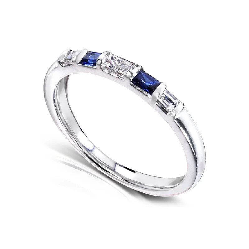 Topaz Gemstone Rings in 10K Gold with a Channel - Set Design for a Contemporary and Durable OptionBlue Sapphire and Diamond Ring 1/4 Carat (ctw) In 14k White Gold Topaz Gemstone Rings in 10K Gold with a Channel - Set Design for a Contemporary and Durable OptionBlue Sapphire and Diamond Ring 1/4 Carat (ctw) In 14k White Gold