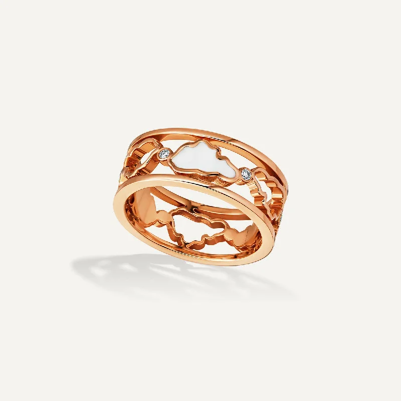 Amethyst Gemstone Rings in Sterling Silver with a Halo of Cubic Zirconia for a Budget - Friendly LuxuryAllusia Love Enamel Band 18K Rosegold Ring w. Diamonds Amethyst Gemstone Rings in Sterling Silver with a Halo of Cubic Zirconia for a Budget - Friendly LuxuryAllusia Love Enamel Band 18K Rosegold Ring w. Diamonds