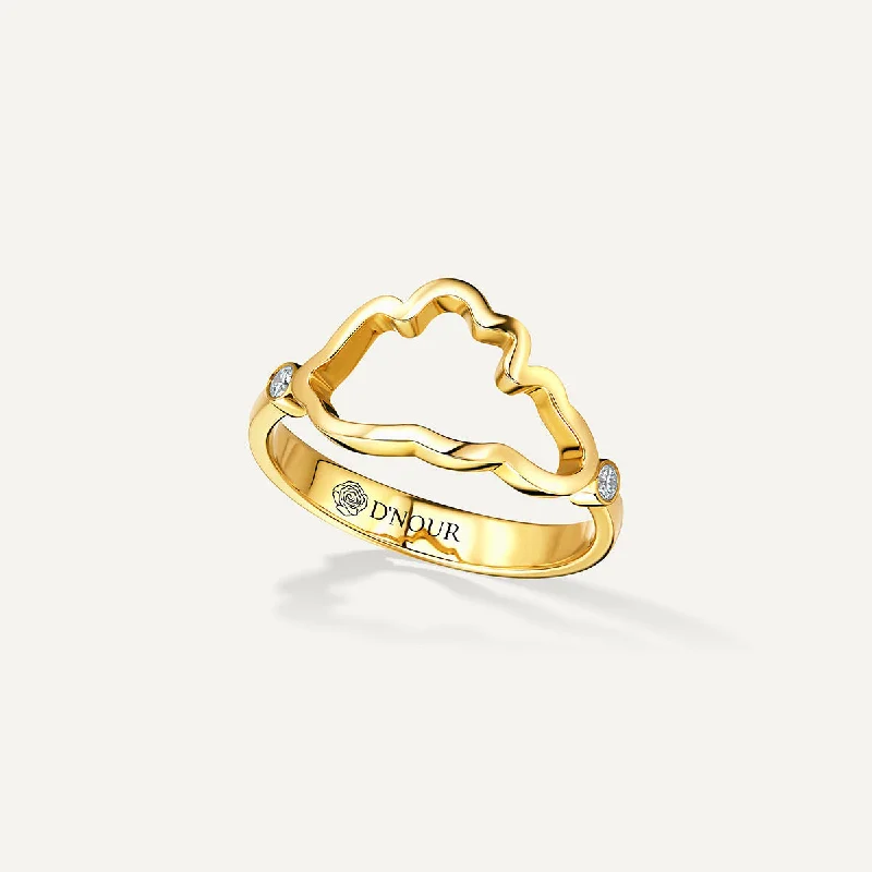 Citrine Gemstone Rings in Stainless Steel with a Stackable Design for a Trendy Everyday WearAllusia Love Minimal 18K Gold Ring w. Diamonds Citrine Gemstone Rings in Stainless Steel with a Stackable Design for a Trendy Everyday WearAllusia Love Minimal 18K Gold Ring w. Diamonds