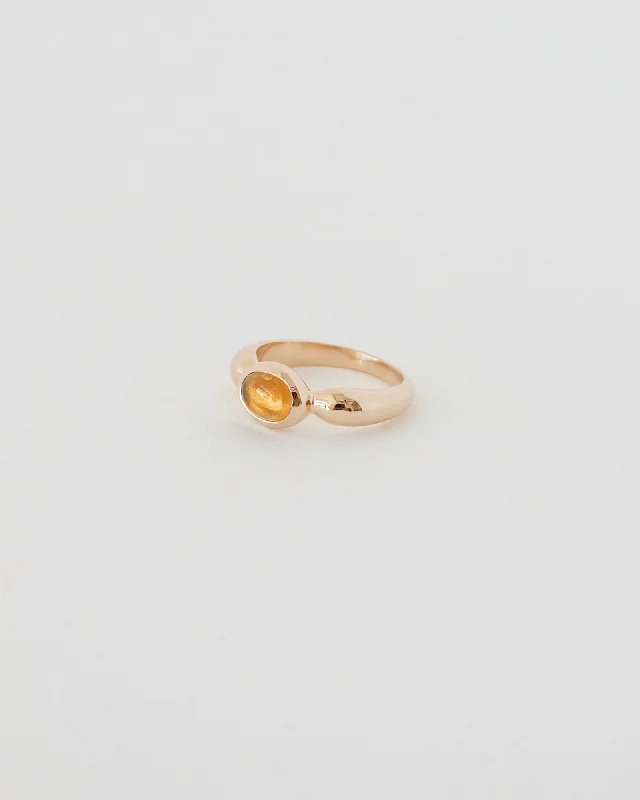 Agate Gemstone Rings in Sterling Silver with a Mosaic - Inspired Inlay for a Bohemian StyleGARNER RING | CITRINE Agate Gemstone Rings in Sterling Silver with a Mosaic - Inspired Inlay for a Bohemian StyleGARNER RING | CITRINE