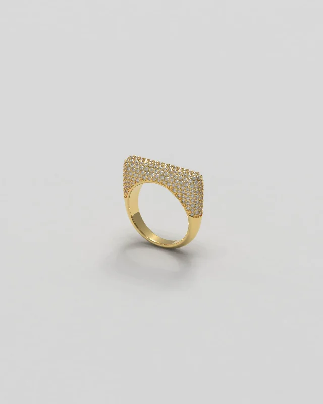 Lapis Lazuli Gemstone Rings in Sterling Silver with a Star - Shaped Setting for a Celestial - Inspired PieceSculpt Slim Paved 18K Gold Ring w. Diamonds Lapis Lazuli Gemstone Rings in Sterling Silver with a Star - Shaped Setting for a Celestial - Inspired PieceSculpt Slim Paved 18K Gold Ring w. Diamonds