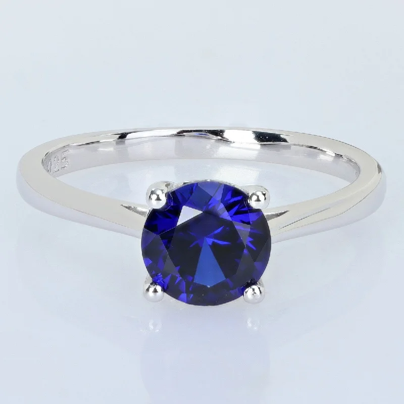 Jasper Gemstone Rings in 18K Gold Vermeil with a Matte Finish for a Subtle and Elegant LookMiadora 1 5/8ct TGW Created Blue Sapphire Solitaire Ring Sterling Silver Jasper Gemstone Rings in 18K Gold Vermeil with a Matte Finish for a Subtle and Elegant LookMiadora 1 5/8ct TGW Created Blue Sapphire Solitaire Ring Sterling Silver