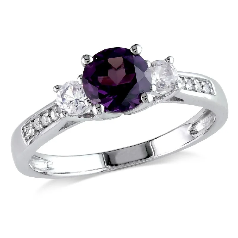 Citrine Gemstone Rings in Stainless Steel with a Stackable Design for a Trendy Everyday WearMiadora 10k White Gold Created Alexandrite and Sapphire and Diamond Ring Citrine Gemstone Rings in Stainless Steel with a Stackable Design for a Trendy Everyday WearMiadora 10k White Gold Created Alexandrite and Sapphire and Diamond Ring
