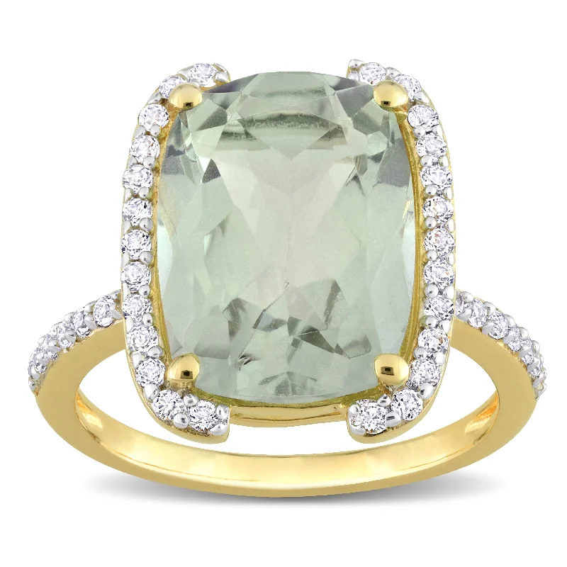 Malachite Gemstone Rings in 14K Gold with a Carved Stone for a Unique and Artistic AppealMiadora 6 7/8ct TGW Green Quartz and White Topaz Ring in Yellow Plated Sterling Silver Malachite Gemstone Rings in 14K Gold with a Carved Stone for a Unique and Artistic AppealMiadora 6 7/8ct TGW Green Quartz and White Topaz Ring in Yellow Plated Sterling Silver