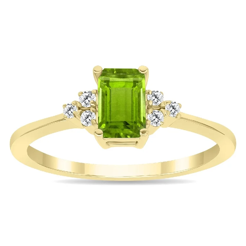 Amethyst Gemstone Rings in Sterling Silver with a Halo of Cubic Zirconia for a Budget - Friendly LuxuryPeridot and Diamond Regal Ring in 10k Yellow Gold Amethyst Gemstone Rings in Sterling Silver with a Halo of Cubic Zirconia for a Budget - Friendly LuxuryPeridot and Diamond Regal Ring in 10k Yellow Gold