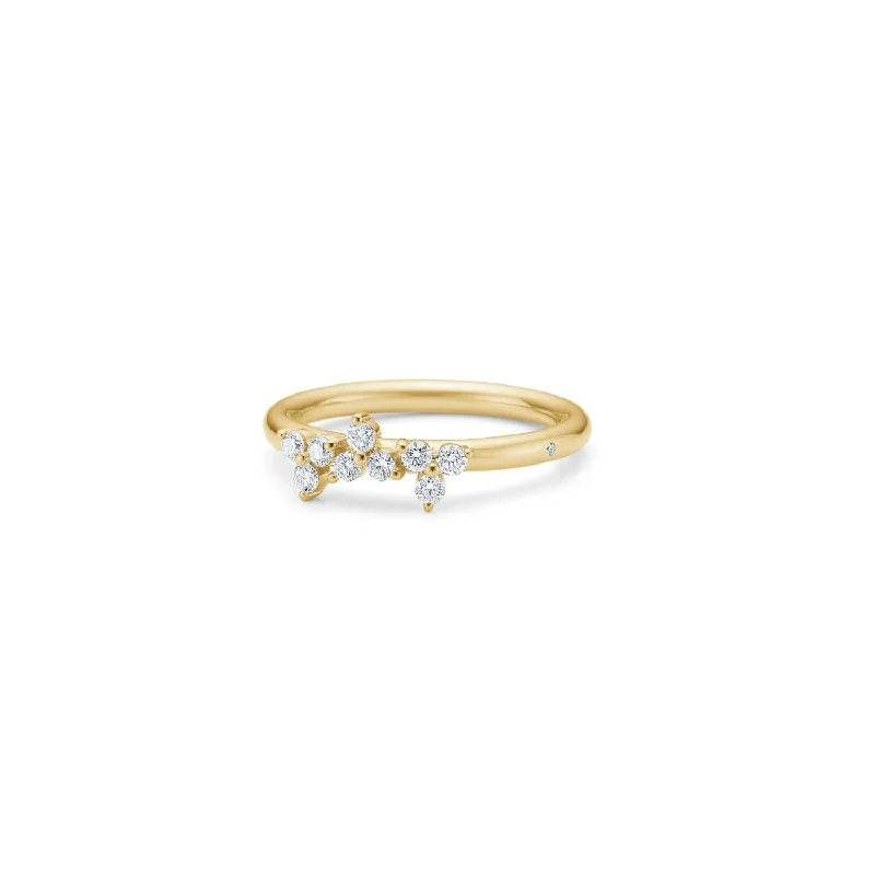 Tourmaline Gemstone Rings in 18K Two - Tone Gold with a Floral - Shaped Setting for a Feminine TouchFryd 18K Gold Ring w. 10 Diamonds Tourmaline Gemstone Rings in 18K Two - Tone Gold with a Floral - Shaped Setting for a Feminine TouchFryd 18K Gold Ring w. 10 Diamonds