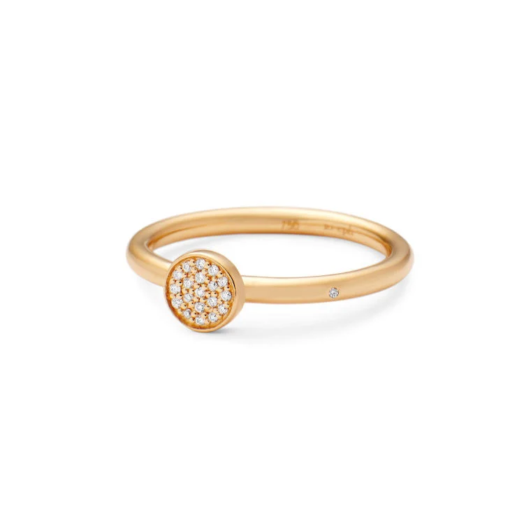 Peridot Gemstone Rings in 14K Gold - Filled Metal with a Pave - Set Band for a Sparkling LookRock Small 18K Gold Ring w. Diamonds Peridot Gemstone Rings in 14K Gold - Filled Metal with a Pave - Set Band for a Sparkling LookRock Small 18K Gold Ring w. Diamonds