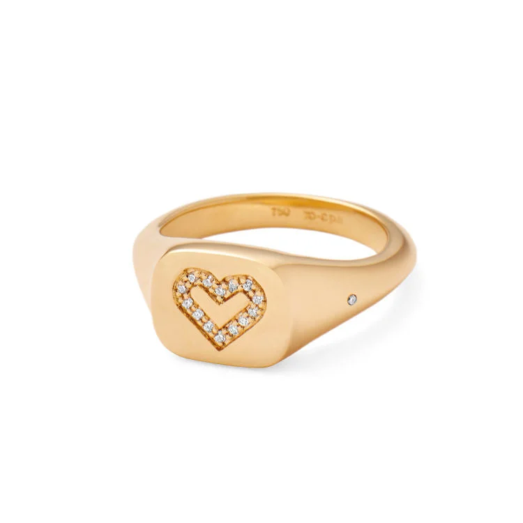 Tanzanite Gemstone Rings in 10K Gold with a Trilogy Design for a Sophisticated GiftRock Heart Signet Solid 18K Gold Ring w. Diamonds Tanzanite Gemstone Rings in 10K Gold with a Trilogy Design for a Sophisticated GiftRock Heart Signet Solid 18K Gold Ring w. Diamonds