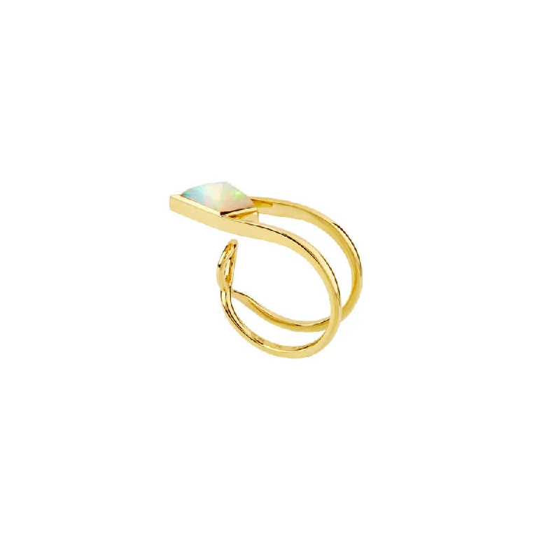 Ruby Gemstone Rings in 14K Yellow Gold with a Solitaire Setting for a Classic and Bold StatementSPECTRUM Pirouette 18K Gold Ring w. Opal Ruby Gemstone Rings in 14K Yellow Gold with a Solitaire Setting for a Classic and Bold StatementSPECTRUM Pirouette 18K Gold Ring w. Opal