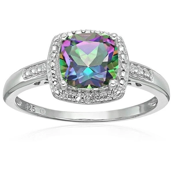 Ruby Gemstone Rings in 14K Yellow Gold with a Solitaire Setting for a Classic and Bold StatementSter Silver Mystic Topaz, Diamond Accent Halo Engagement Ring - Green Ruby Gemstone Rings in 14K Yellow Gold with a Solitaire Setting for a Classic and Bold StatementSter Silver Mystic Topaz, Diamond Accent Halo Engagement Ring - Green