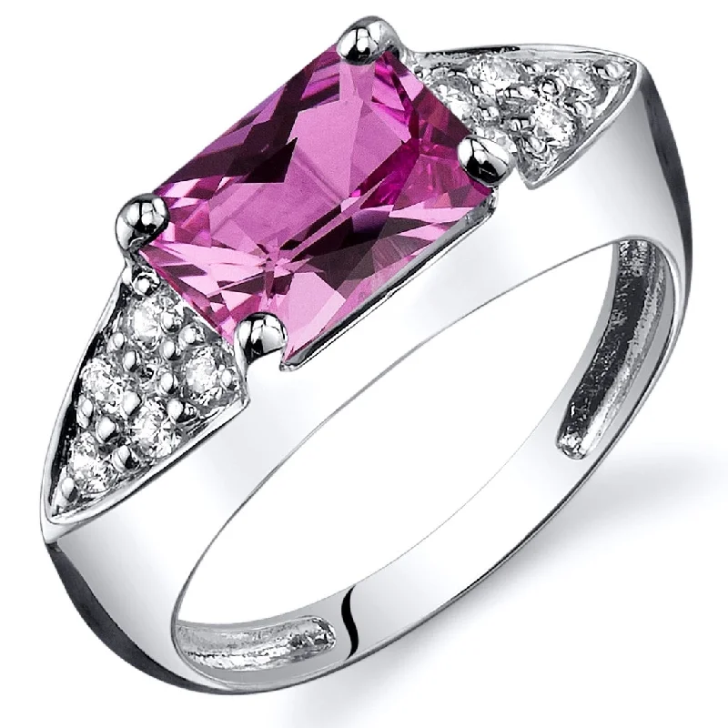 Jasper Gemstone Rings in 18K Gold Vermeil with a Matte Finish for a Subtle and Elegant LookSterling Silver 2 ct Created Pink Sapphire Birthstone Ring Jasper Gemstone Rings in 18K Gold Vermeil with a Matte Finish for a Subtle and Elegant LookSterling Silver 2 ct Created Pink Sapphire Birthstone Ring