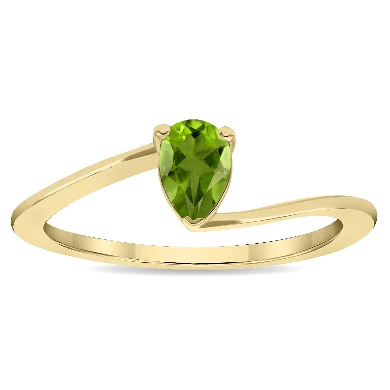 Lapis Lazuli Gemstone Rings in Sterling Silver with a Star - Shaped Setting for a Celestial - Inspired PieceWomen's Solitaire Pear Shaped Peridot Wave Ring in 10K Yellow Gold Lapis Lazuli Gemstone Rings in Sterling Silver with a Star - Shaped Setting for a Celestial - Inspired PieceWomen's Solitaire Pear Shaped Peridot Wave Ring in 10K Yellow Gold