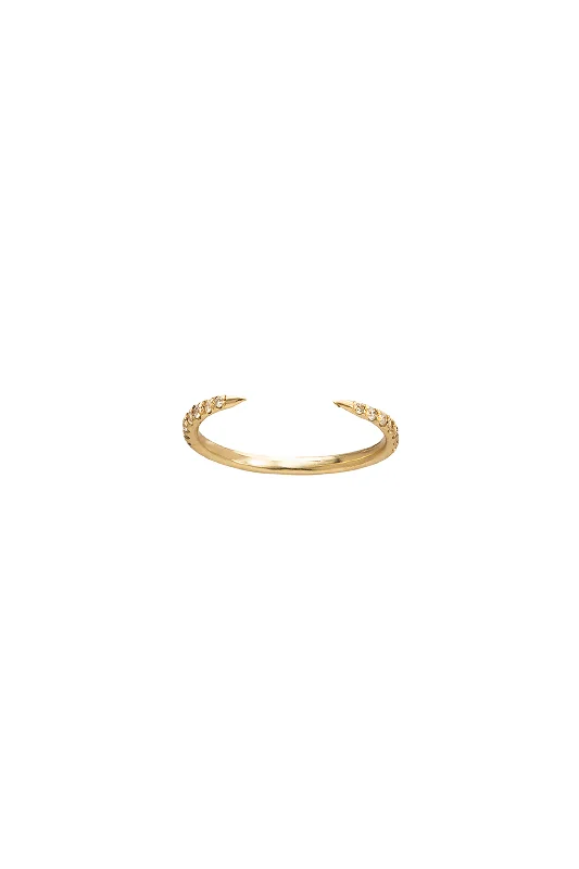 Alexandrite Gemstone Rings in Platinum with a Hidden Halo for a Rare and Luxurious PieceMicropave Open Slice 14K Gold Ring w. Diamond Alexandrite Gemstone Rings in Platinum with a Hidden Halo for a Rare and Luxurious PieceMicropave Open Slice 14K Gold Ring w. Diamond