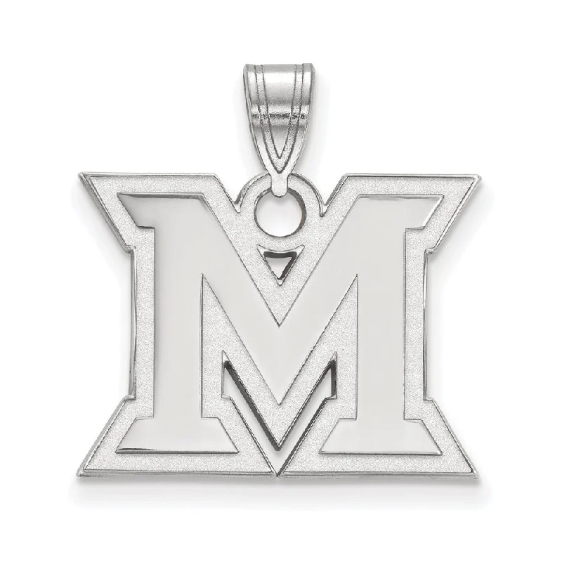 Magnetic - Closure Pendant Necklace with a Hidden Compartment for Secret Keepers10k White Gold Miami U Medium Initial M Pendant Magnetic - Closure Pendant Necklace with a Hidden Compartment for Secret Keepers10k White Gold Miami U Medium Initial M Pendant