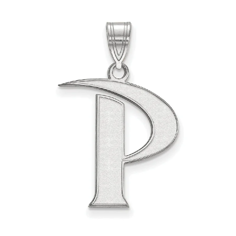 Antique - Inspired Filigree - Worked Cross Pendant Necklace for Religious Ceremonies10k White Gold Pepperdine U. Large Initial P Pendant Antique - Inspired Filigree - Worked Cross Pendant Necklace for Religious Ceremonies10k White Gold Pepperdine U. Large Initial P Pendant