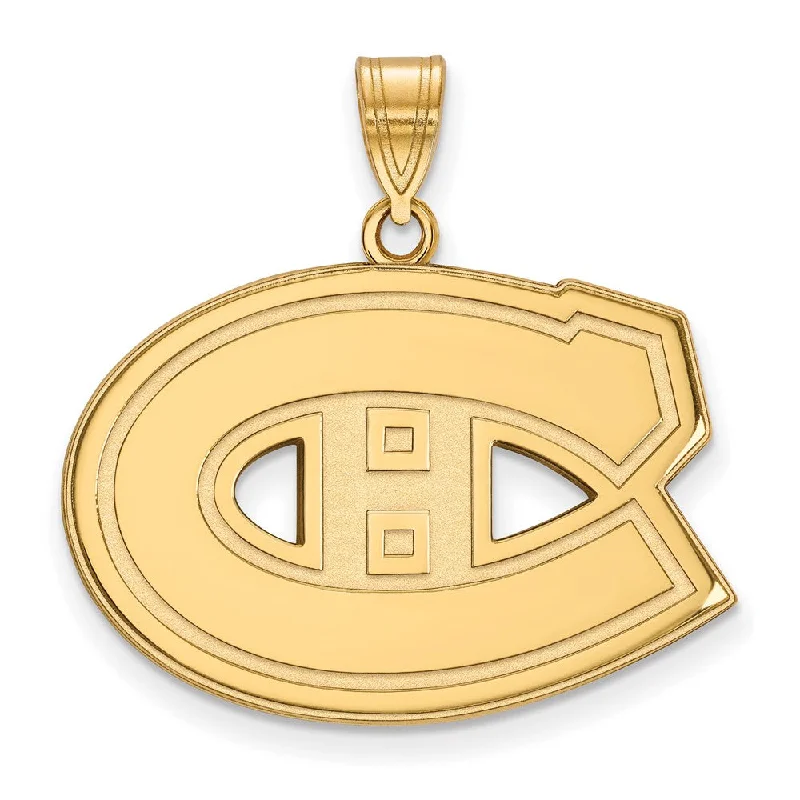 Double - Sided Pendant Necklace with a Photo Insert for Memory - Keepers10k Yellow Gold NHL Montreal Canadiens Large Pendant Double - Sided Pendant Necklace with a Photo Insert for Memory - Keepers10k Yellow Gold NHL Montreal Canadiens Large Pendant