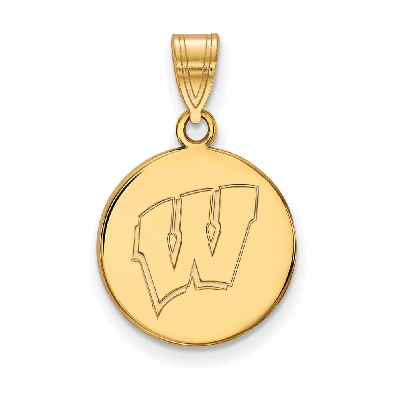 Dainty Gold - Plated Angel Wing Pendant Necklace for Sensitive Skin Owners10k Yellow Gold U. of Wisconsin Medium Initial W Disc Pendant Dainty Gold - Plated Angel Wing Pendant Necklace for Sensitive Skin Owners10k Yellow Gold U. of Wisconsin Medium Initial W Disc Pendant