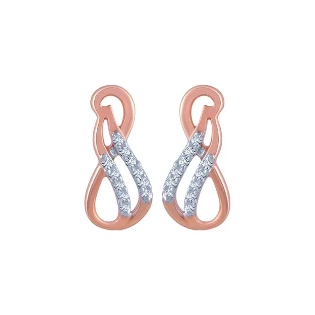Matte - Finish Titanium Hexagon Stud Earrings for a Sleek and Contemporary Style14k (585) Rose Gold And Diamond Stud Earrings For Women Matte - Finish Titanium Hexagon Stud Earrings for a Sleek and Contemporary Style14k (585) Rose Gold And Diamond Stud Earrings For Women