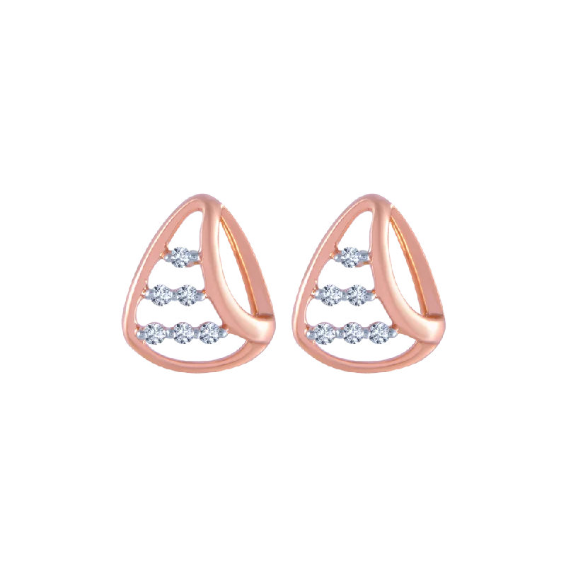 Amethyst - Gemstone Stud Earrings in Purple for a Sophisticated and Birthstone - Inspired Piece14k (585) Rose Gold And Diamond Stud Earrings For Women Amethyst - Gemstone Stud Earrings in Purple for a Sophisticated and Birthstone - Inspired Piece14k (585) Rose Gold And Diamond Stud Earrings For Women