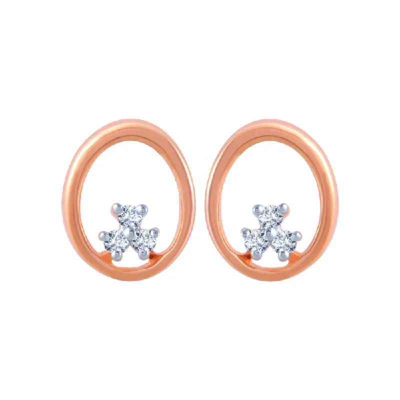 Glow - in - the - Dark Star Stud Earrings for a Mysterious and Night - Time - Friendly Accessory14k (585) Rose Gold And Diamond Stud Earrings For Women Glow - in - the - Dark Star Stud Earrings for a Mysterious and Night - Time - Friendly Accessory14k (585) Rose Gold And Diamond Stud Earrings For Women