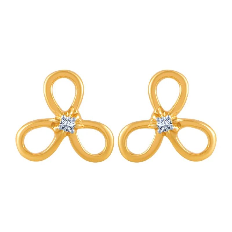 Matte - Finish Titanium Hexagon Stud Earrings for a Sleek and Contemporary Style14k (585) Yellow Gold And Diamond Stud Earrings For Women Matte - Finish Titanium Hexagon Stud Earrings for a Sleek and Contemporary Style14k (585) Yellow Gold And Diamond Stud Earrings For Women