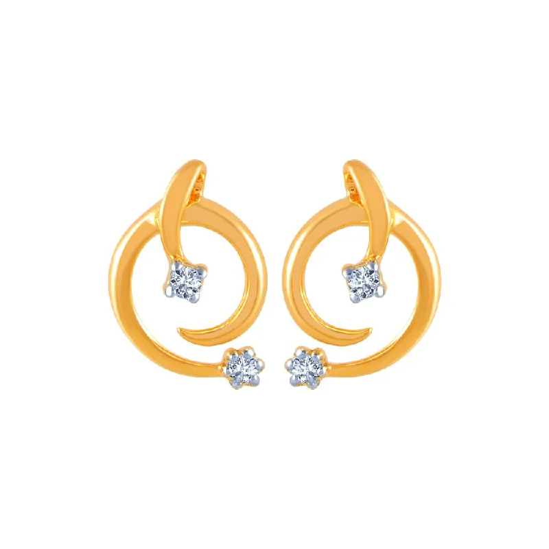 Laser - Engraved Initial Stud Earrings in Silver for a Personalized and Customized Accessory14k (585) Yellow Gold And Diamond Stud Earrings For Women Laser - Engraved Initial Stud Earrings in Silver for a Personalized and Customized Accessory14k (585) Yellow Gold And Diamond Stud Earrings For Women