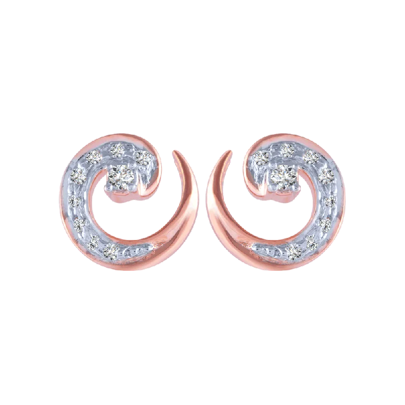 Rainbow - Colored Enameled Butterfly Stud Earrings for a Playful and Colorful Statement14KT (585) Rose Gold And Diamond Stud Earrings For Women Rainbow - Colored Enameled Butterfly Stud Earrings for a Playful and Colorful Statement14KT (585) Rose Gold And Diamond Stud Earrings For Women